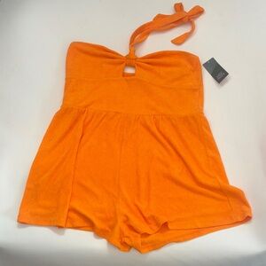 Orange Kids One Piece Coverup